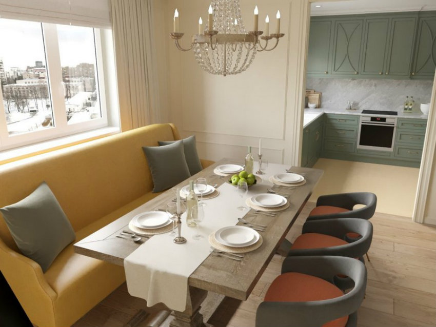 A Mid-Century Modern Dining Room Design By Nadya Zotova