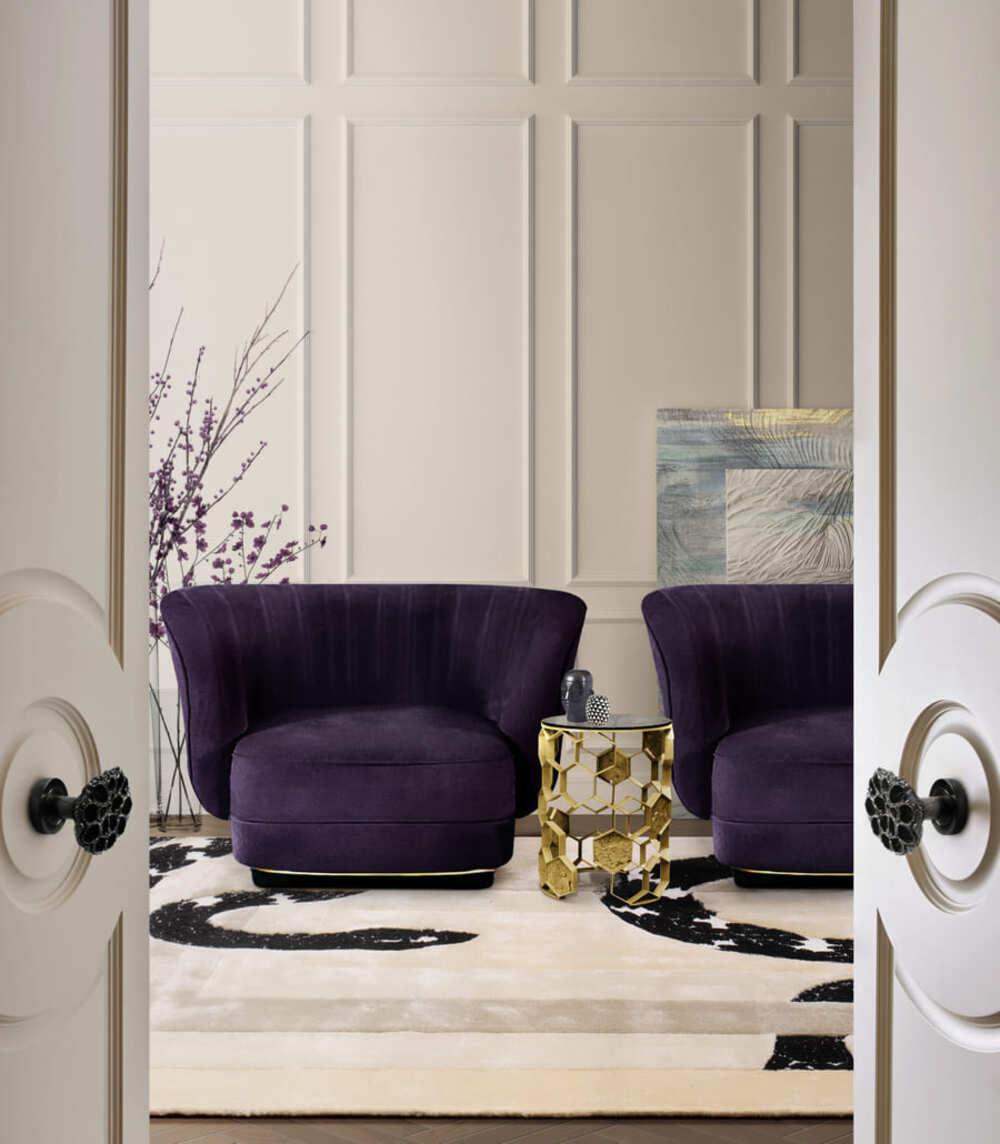 With bold purple color, the Elk Armchair by Brabbu is the furniture piece for a modern contemporary living room! With distinctive branches, elk kelp is a species of algae known for its fascinating beauty.