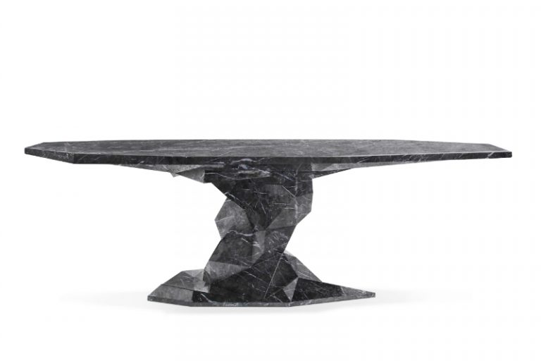 bonsai faux marble dining table